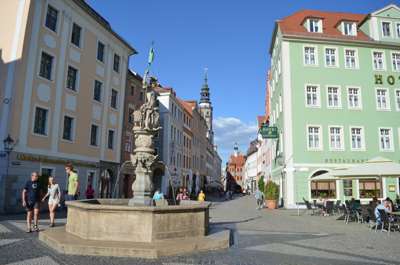 24 - The Fountain of St. George, situated in the historic city center of Görlitz, German